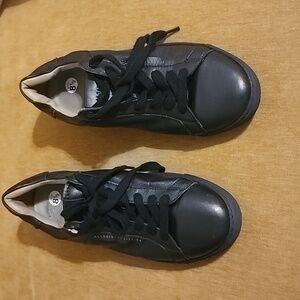 All Saints Black Leather Shoes